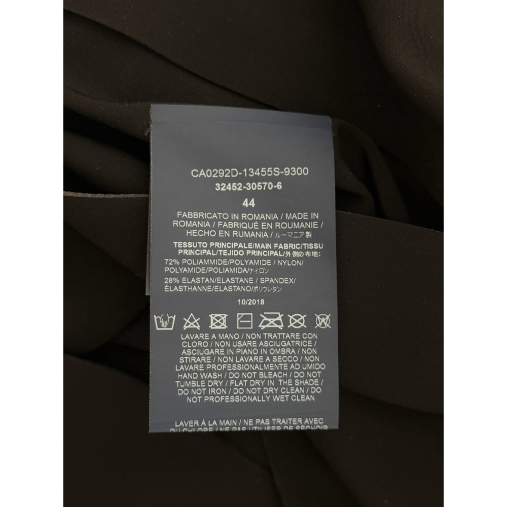 Herno Black Scuba Coat Women Size IT 44 US 8 Minimalist Snap Front Long Jacket - Picture 5 of 9